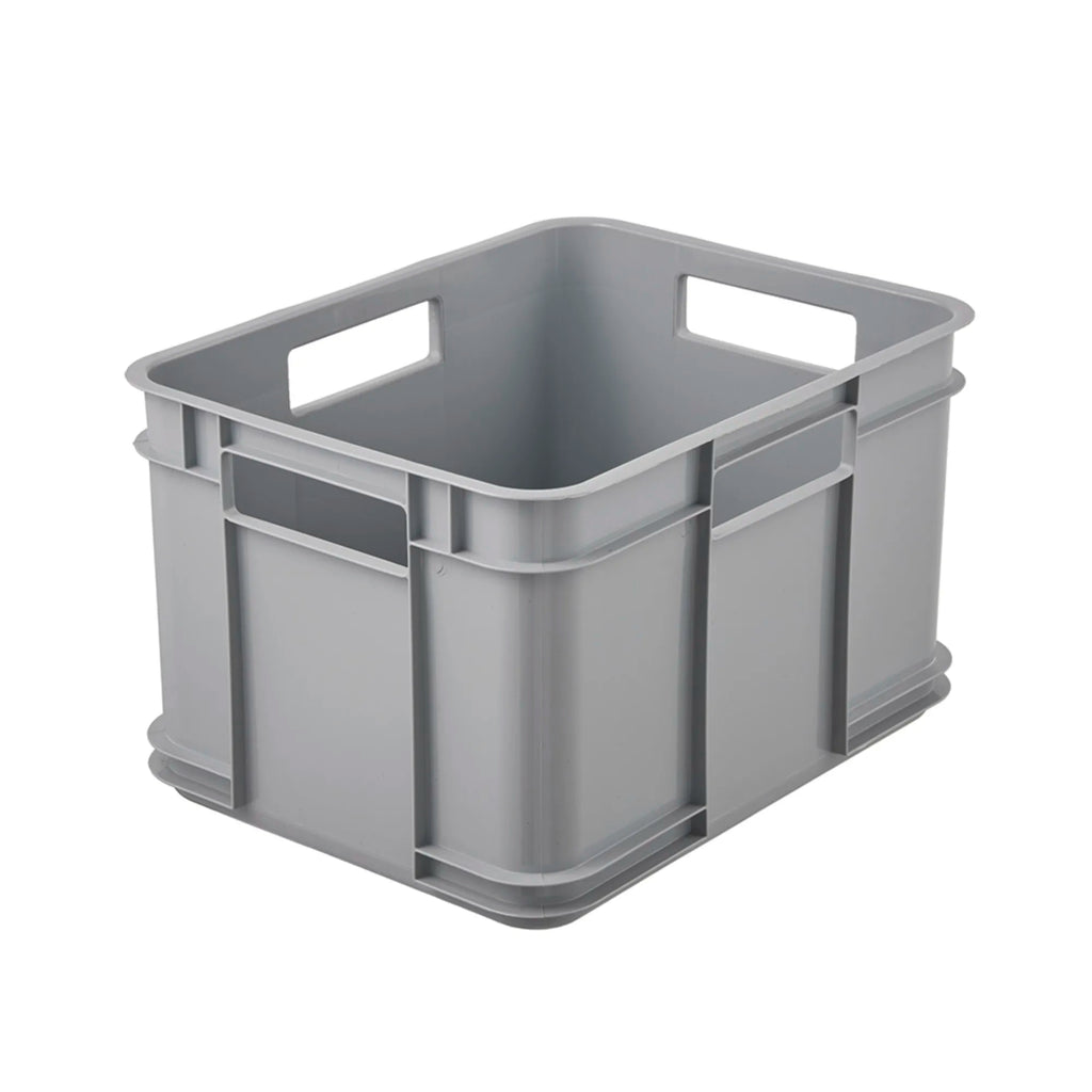 EURO-BOX storage box Bruno ECO collection size M 35x27x22 ECO Grey