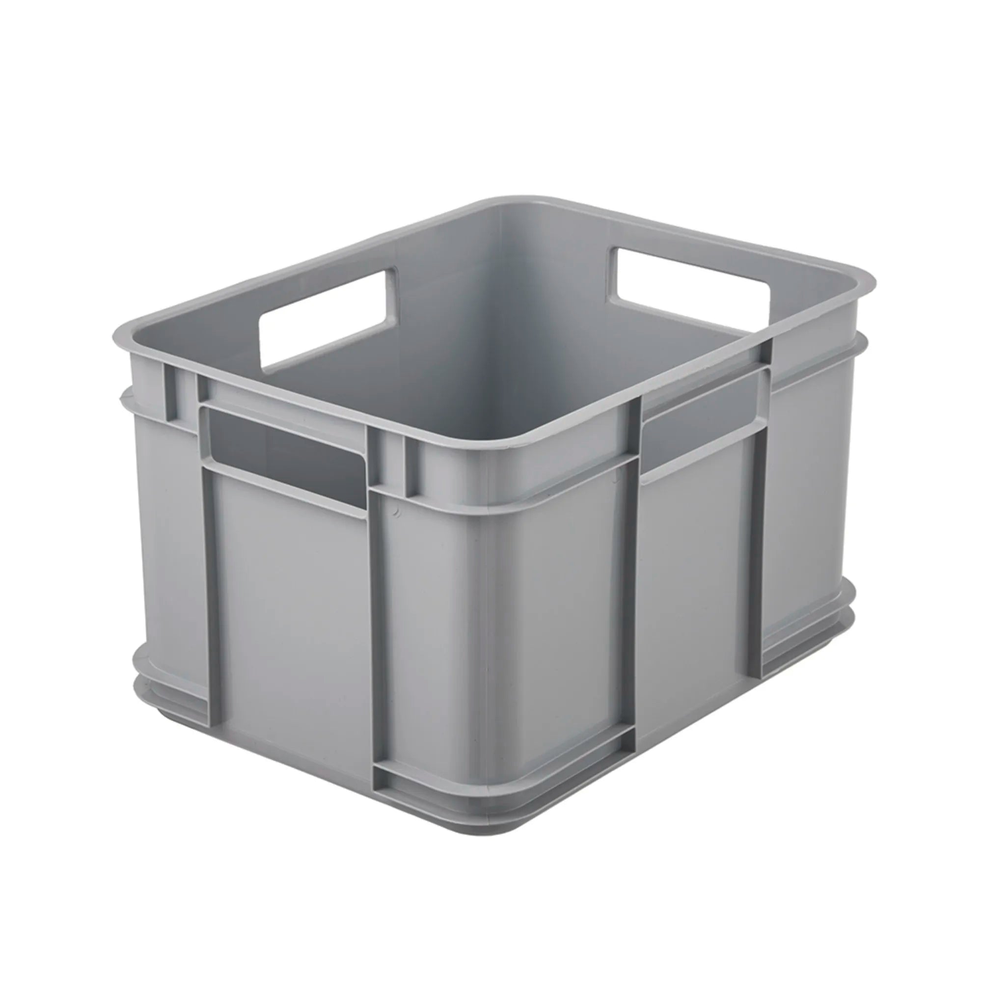 EURO-BOX storage box Bruno ECO collection size M 35x27x22 ECO Grey