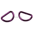 Ivoduff Colored Bag Hardware D Ring Buckle 25mm Metal Iron D Rings for Bag Making