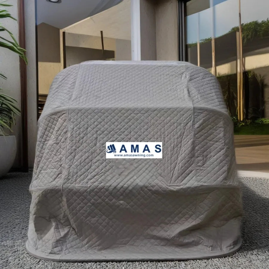 Portable Manual Car Tent Waterproof Foldable Carport Galvanized Steel Parking Canopy Retractable Garage Shed MegaBDM