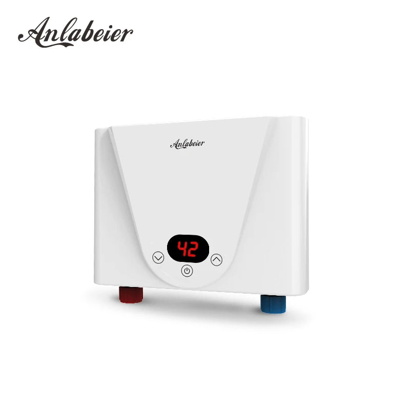 Reliable Manufacturer 3-5.5KW Instant Electric Water Heater Smart WiFi LED Energy Saving Safety Function Kitchen Bathroom