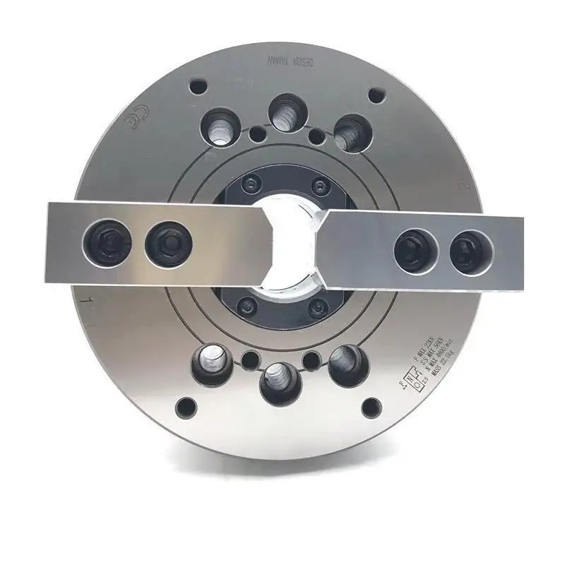 WEIZHUO Two-Jaw Steel Hydraulic Chuck 200mm ODM/OEM CNC Lathe Drill 0.02mm Accuracy HRC50 Hardness 3000 RPM Max Model KT200-2