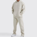 2024 ODM Men's Cotton Oversized Hoodie and Drop Shoulder Sweatpants Pant Suit Streetwear Print Winter Supply Tracksuits