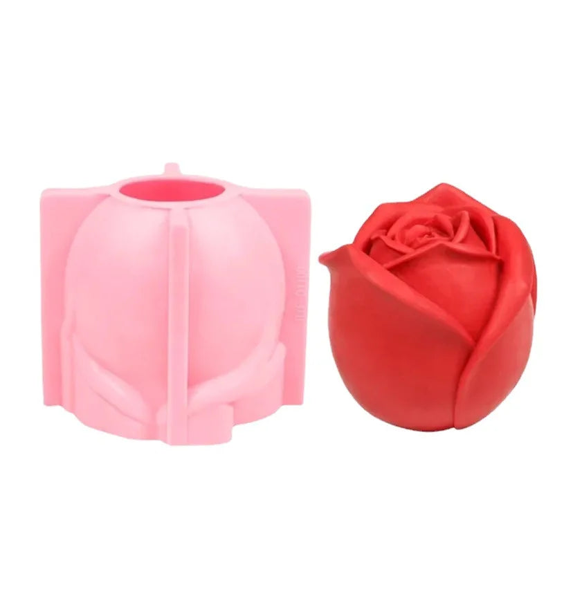 Silicon Moulds 3D Rose Silicone Molds for Flower Mousse Cake and Chocolate Making