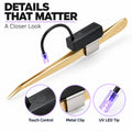 Professional UV Lash Lamp for Eyelash Extensions Quick Glue Curing Tool Rechargeable Mini LED Light MegaBDM
