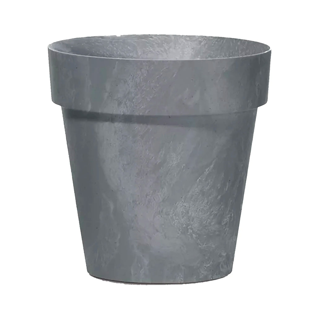 CUBE BETON EFFECT 0.6L. flower pot dimensions (mm) 110x110x97 Marengo color