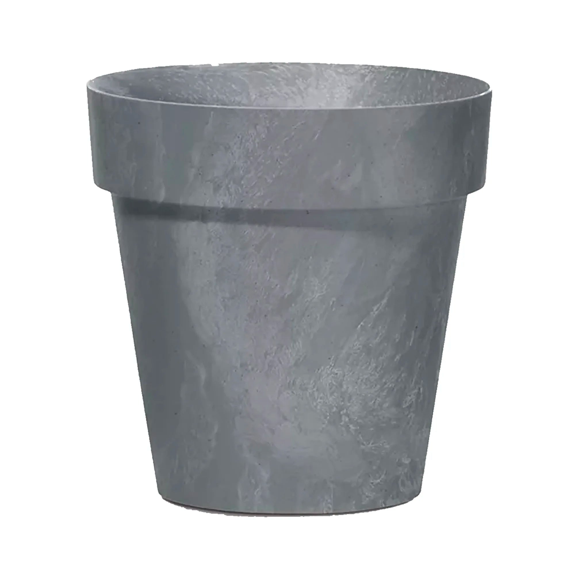 CUBE BETON EFFECT 0.6L. flower pot dimensions (mm) 110x110x97 Marengo color