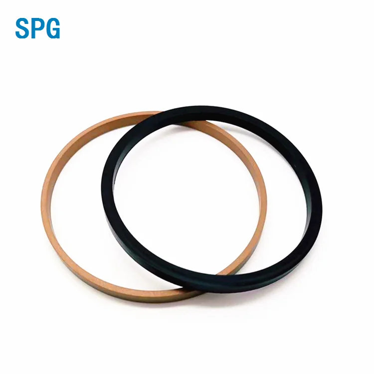 STD HBTS GSJ Step Seal Rod Seal SPGO Glyd Ring  PTFE Bronze + NBR  SPGW SPG Piston Seal Hydraulic Sliding Ring Combined Seal