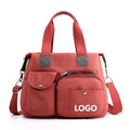 Customized New Women's Shoulder Bag European and American Style Mommy Nylon Crossbody Handbag Large Capacity Travel Tote Bag