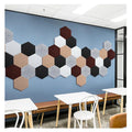 Hexagon Shape Sound Proof Pet Polyester Fiber Board High Density Acoustic Panels