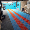 Best Quality Heavy Duty Plastic Tiles with Interlocking System Compression Resistance for Exhibition Hall and Retail Store