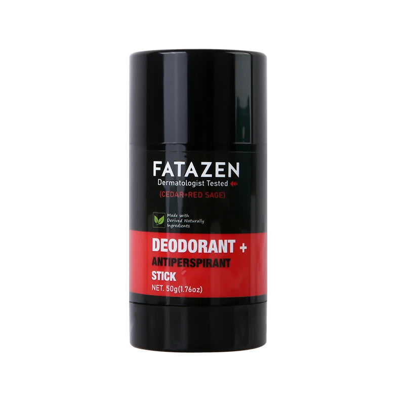 FATAZEN Dermatologist Tested Deodorant Anti-odorant Stick Natural Cedar Red Sage Fragrance Sweat Odor Balm Deodorant Stick