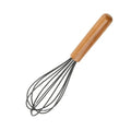 Sustainable Household Flatware Set Beech Wood Silicone Whisk for Baking Whipping Cream Egg White Flour Eco-Friendly Parties Tool