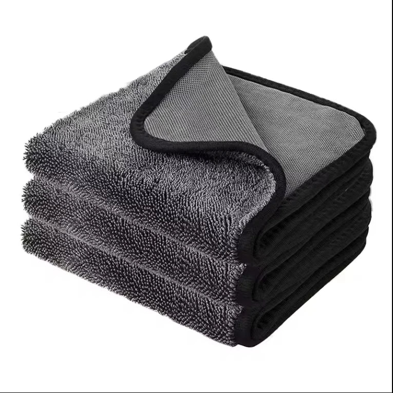 30*40 CM Twisted Loop Car Drying Towel Auto Microfiber Wash Towel Double Sided Twisted Loop Drying Towel for Car Detailing