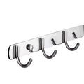 Hot Sale 304 Strong Adhesive Hook Load Bearing Non - Punching Wall Coat Hook Stainless Steel Bathroom Hooks Rail