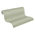 Made in Germany - Wallpaper rolls Structure Green - Non Woven Vinyl - Modern Wallpaper Monochrome for Walls - 1005 x 053 m