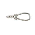 Stainless Steel Professional Durable Podiatrist Nail Clipper Toenail Cutter with Barrel Spring for Thick and Ingrown Toenails