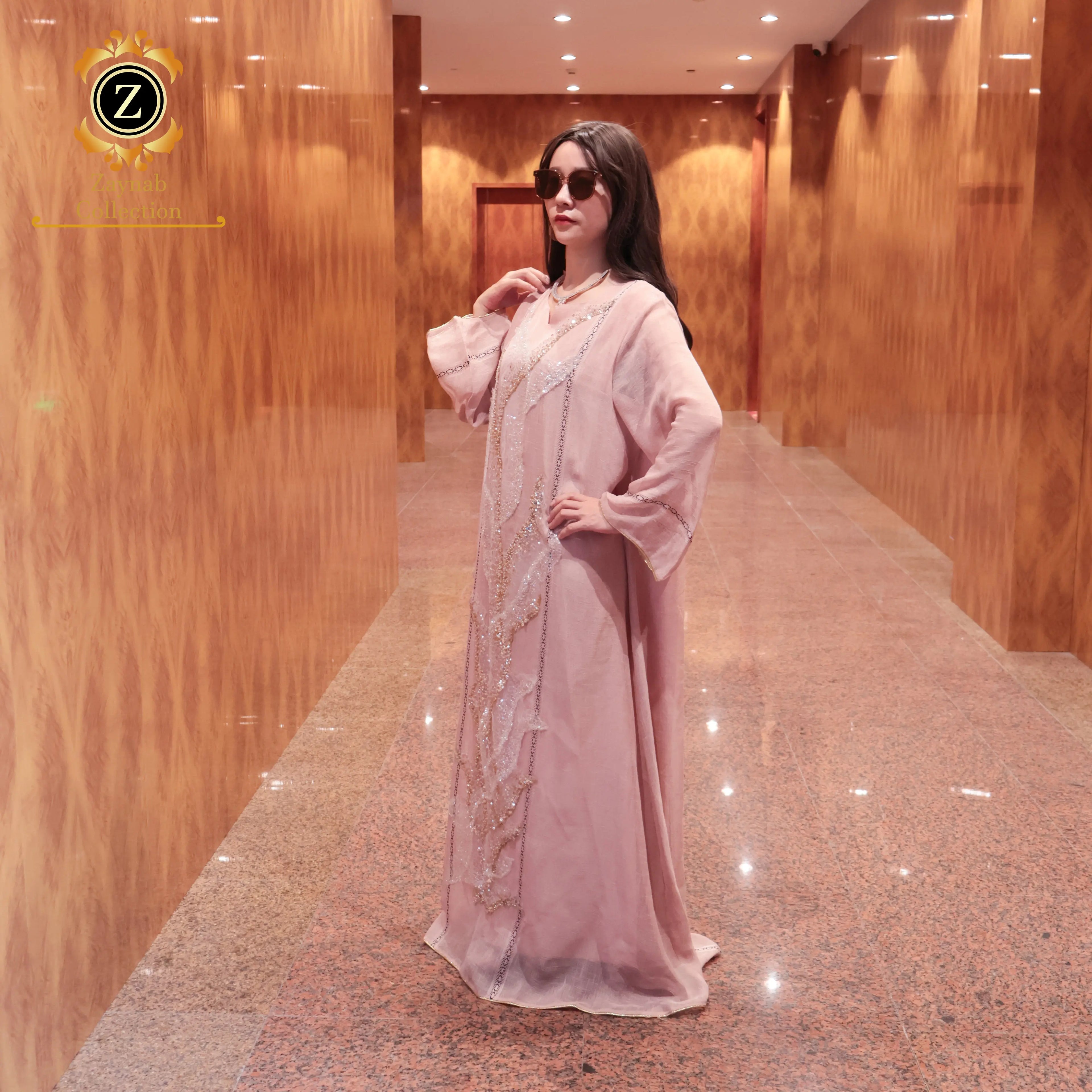 Zaynab Turkey Abaya Wholesale Dubai Black Abayas Saudi Arabia Designs Women Muslim Dress Turkey Jalabiya Turkey Jalabiya