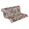 Made Germany Luxury Non Woven Floral Wallpaper Beige/Grey/Red/Orange Wash-Resistant Sound-Absorbing Modern Hotel Bathroom School