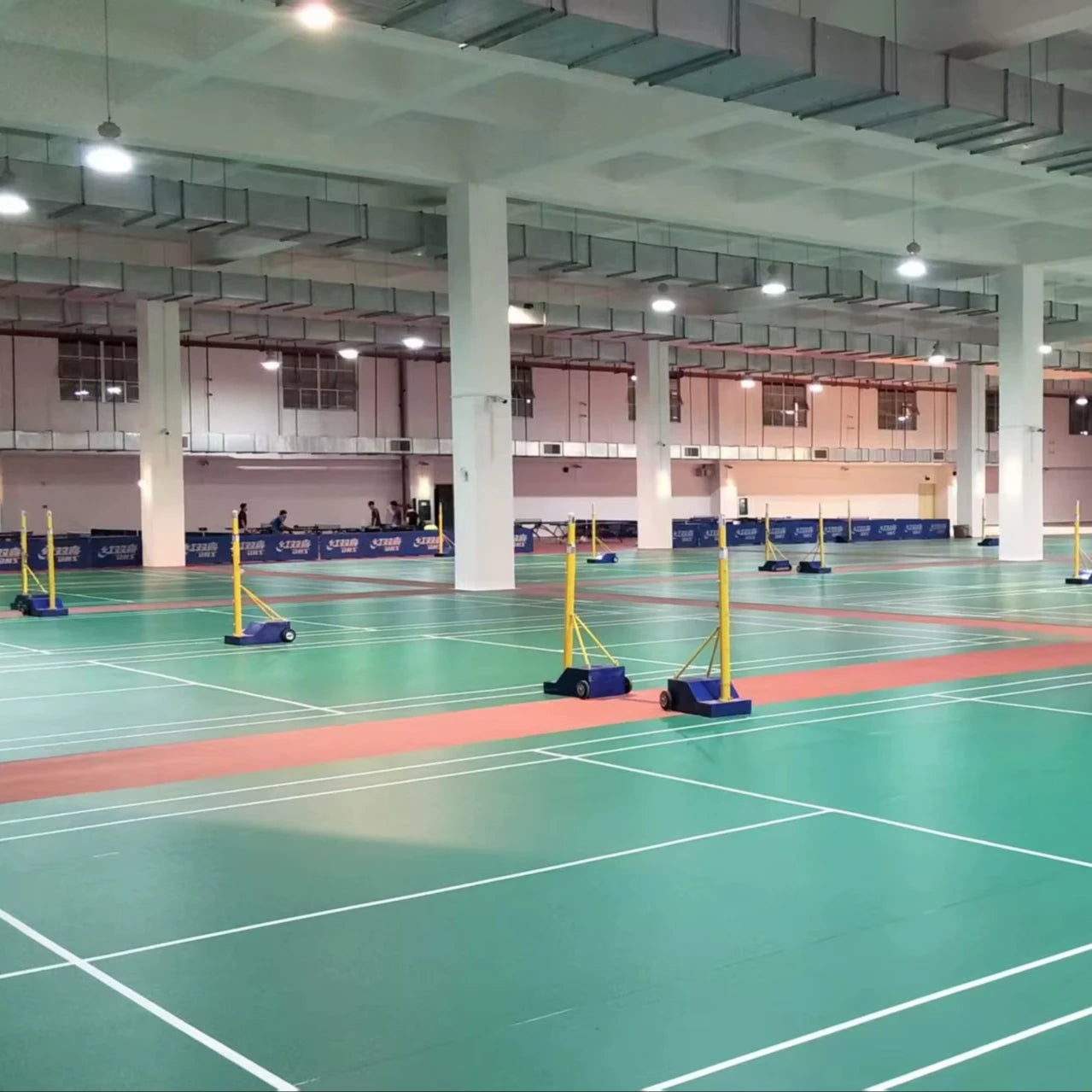 Enlio ProGuard Multi-Sport PVC Sports Flooring | Non-Slip Indoor Court Tiles with Lucky Stone Texture