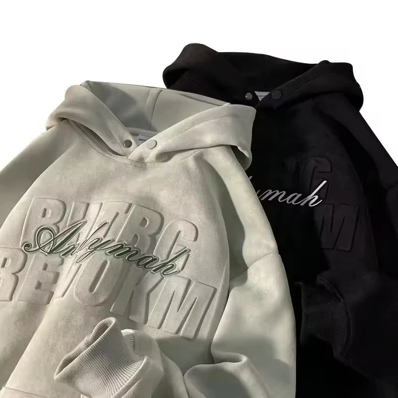 Hot Sell HeavyWeight Hoodie Custom Logo Embossing Hood Sweatshirt Hoodies for Men 3D Print Embroidery Screen Print Hoodies MegaBDM