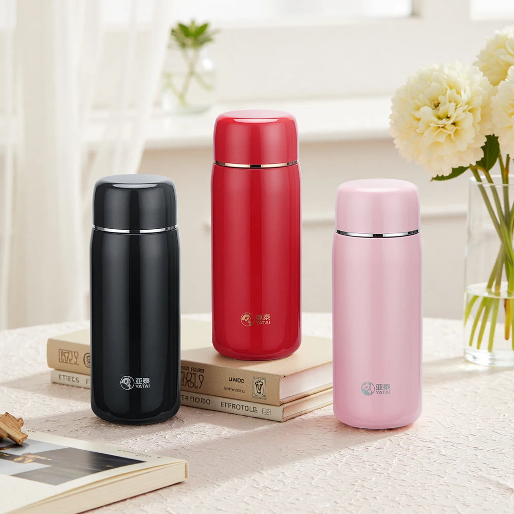 YATAI Customized Cute Double Wall Stainless Steel Water Bottle Small Flask Travel Mug Drinkware for Back to School Outdoor