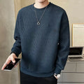 Oem customized loose youth feeling trendy long sleeve round neck sweat shirt korean style MegaBDM
