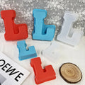 Y Capital Letter a to Z Thick 3D Silicone Letter Mold Suitable for Making Letters Word logo Art Making Cakes Party Home Decor