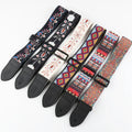 Classic Vintage Style Professional Adjustable Length Guitar Strap Comfortable Shoulder Support Instrument Accessories Belt