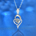 XMZ023 Romance Zircon 925 Sterling Silver Necklace Pendant High Quality Moissanite Jewelry for Women for Wedding Engagement
