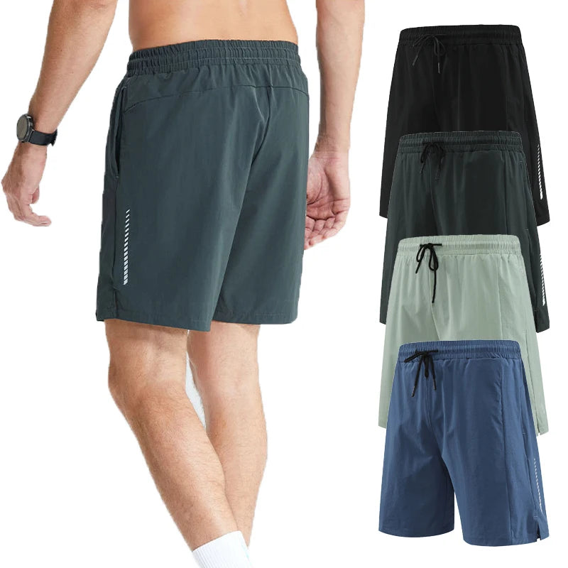 Summer 120 Gsm Lightweight Nylon Printed Patchwork Mesh Men's Athletic Shorts