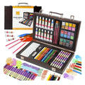 Art 73-Piece Oil Pastel Marker Watercolor Paint Colored Pencil Deluxe Children Art Set with Portable Wooden Box EN71 Certified