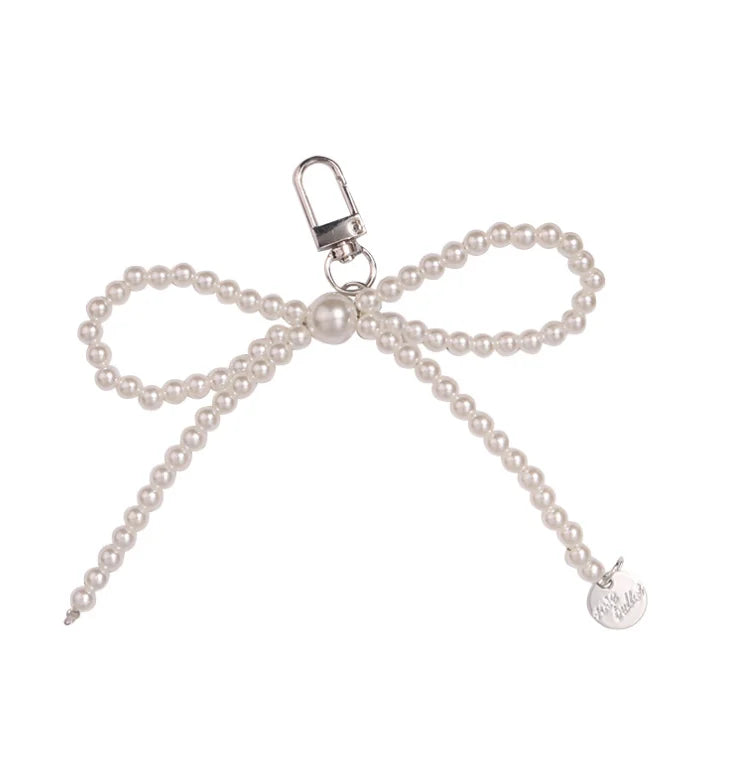 2025 Ins Style Butterfly Keychain for Girls Acrylic Plastic with Fashion Accessories Beads Keychain Mobile Phone Chains