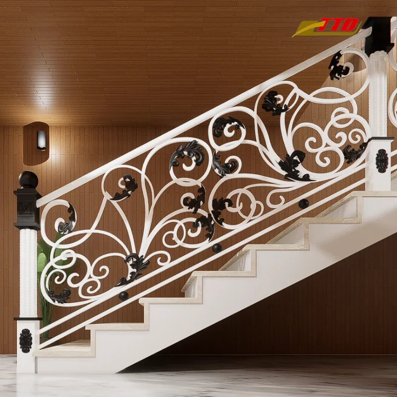 Custom Iron Stairs Railing Designs Unique Durable and Stylish Solutions to Elevate the Look and Safety of Your Staircase