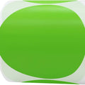 High Quality Custom Colorful Direct Thermal Dot Sticker Green Colour Red Round 3" Color Circle Thermal Sticker Label