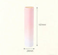 High Quality Deluxe Triangular Gradient Color ABS Plastic Empty Perfume Essential Oil Bottle Pump Sprayer for Travel Perfume