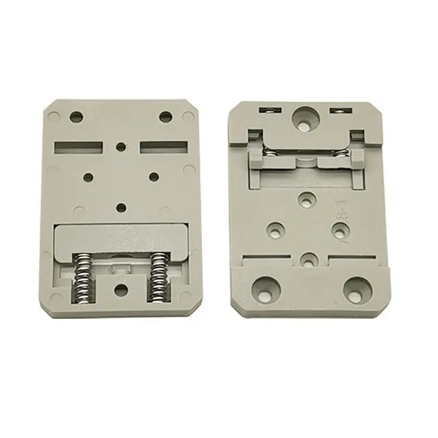 Universal Plastic Din Rail Clip Kit Spring Loaded Din Rail Channel Clamp Clip On Din Rail 35 MM DIN Rail Mounting Clip