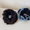 European and American Large Size Sewing Scrunchies Fashion Elegant Hair Accessories Rubber Band for Women