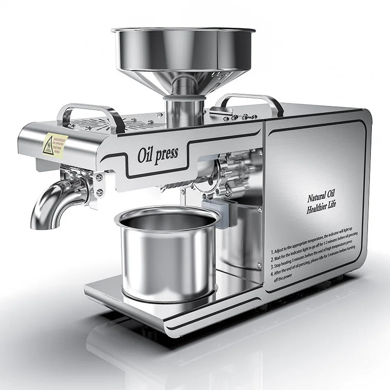 Intelligent Temperature Controlled Press High Extraction Cold Press Extractor Soybean Flax Seed Peanut Sesame Strong Power