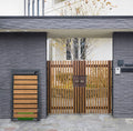 Wholesale Outdoor  Metal&Wood  Garden Waste Bin Cover  Garbage Enclosure Waste Storage Cabinets Wheelie Bin Storage