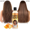 Luxfume Orange Private Label 250Ml Moisturize Strengthen Thick Curly Hair Smooth Milk Leave in Conditioner