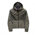 High Quality Custom Men's Streetwear Stand Hooded Bomber Jacket European Style Fashion Casual Eco-Friendly Waterproof Zipper