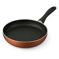 Well Home Frying Pan 28x5cm in Pressed Aluminum Metallic Bronze Color