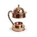Handmade Copper Traditional Design Aromatherapy Steamer Incense Yoga Meditation Steam Spiritual Gift Candle Holder With Lid