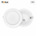 Holux Adjustable Cutout LED Downlight 6W 9W IP44 Built-in Driver CE RoHS IES LDT Recessed Ceiling Light