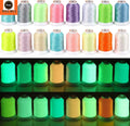 150D/2 Color Changing Embroidery Thread Black UV Color Changed Thread