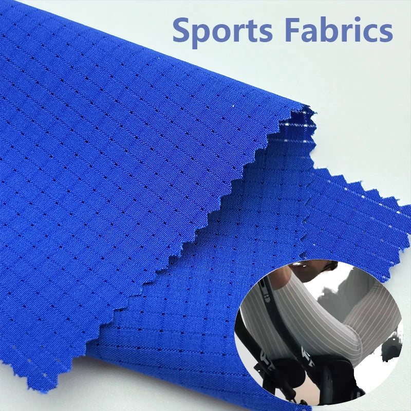 Popular Wholesale Polyester Spandex Breathable Fabrics Mesh Sports Fabric Free Sample Multicolor Stretch Fabric