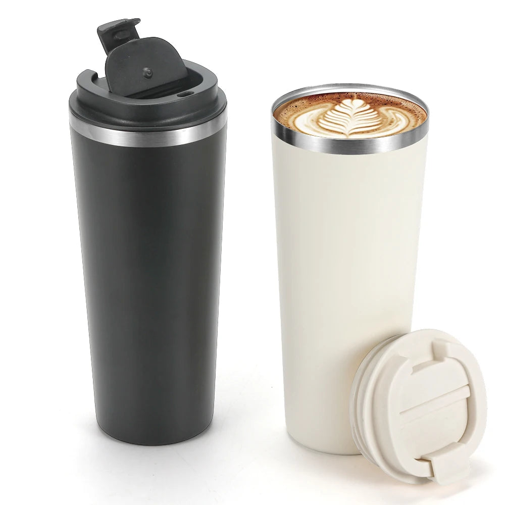 BPA Free 700ML Double Wall Stainless Steel Vacuum Insulated Tumbler Coffee Road Mugs for Office & Outdoor Flask & Cold Drinkware