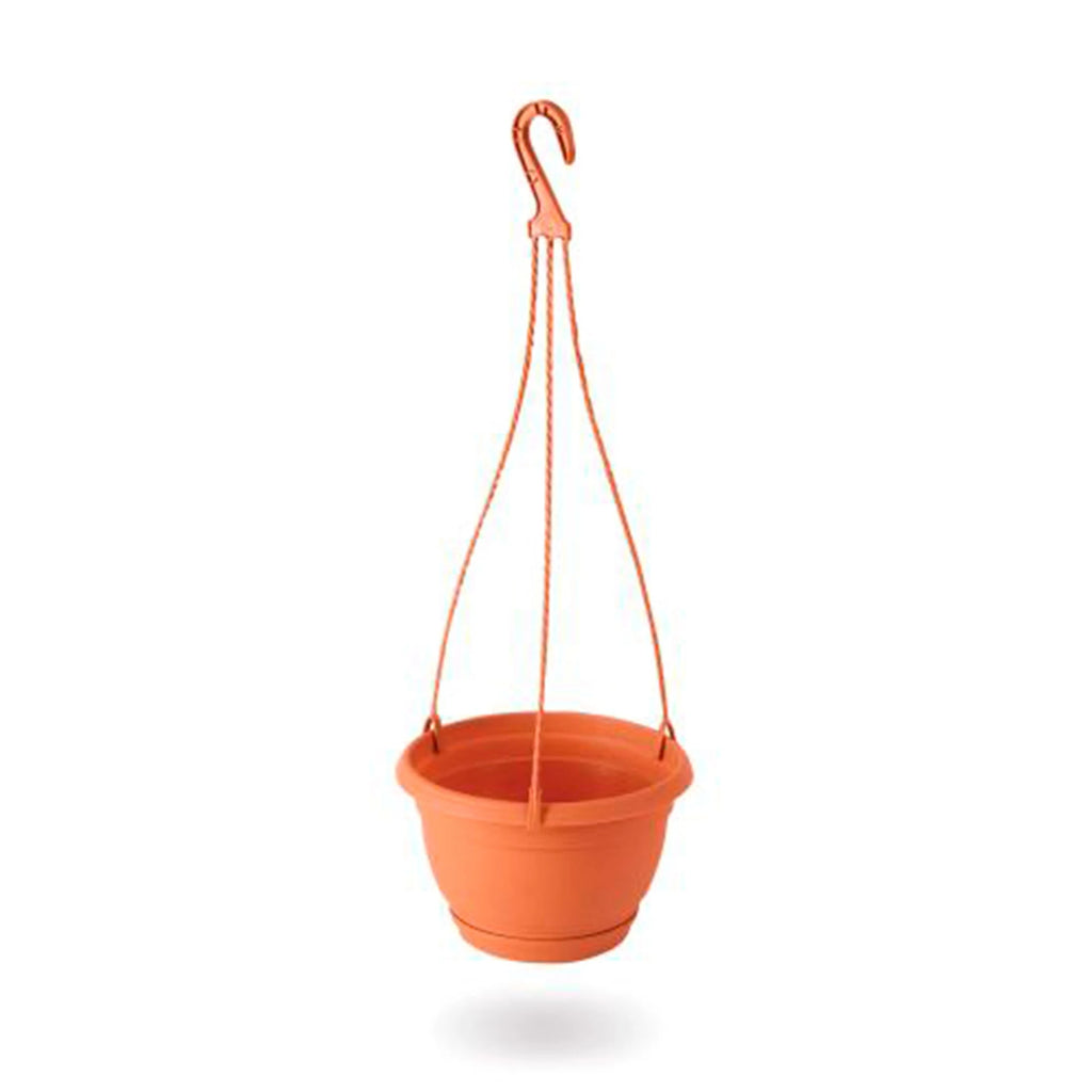 AGRO 4.5L hanging planter dimensions (mm) 270x270x160 Terracotta color