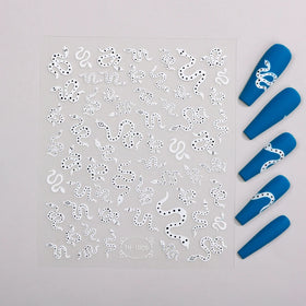 2025 Hot Sale Eco-friendly 2D Nail Decals Support Customized Exquisite DIY Decorative Nail Art Decals
